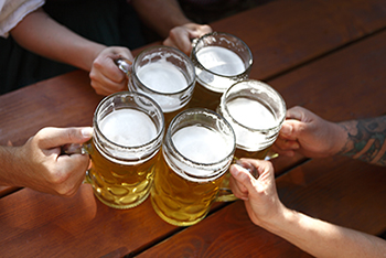 glasses of beer