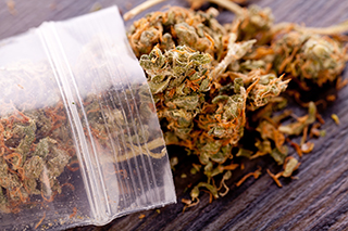 marijuana in baggie