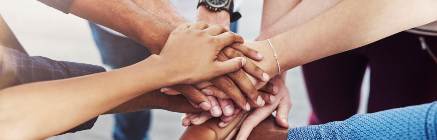 Hands in the center