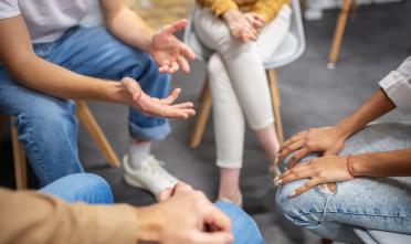 People sitting in circle