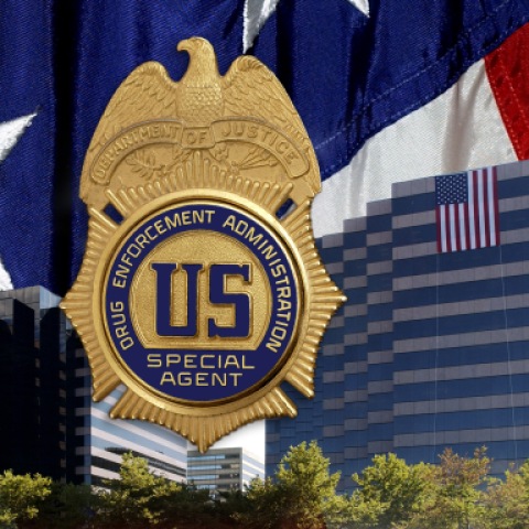 DEA Badge and HQ