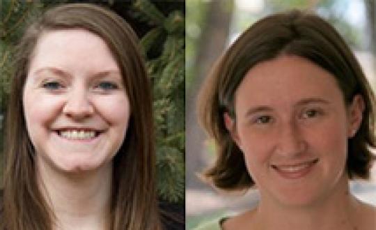 Headshots of Margo Leitschuh and Joan Masters