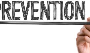 prevention written in black marker