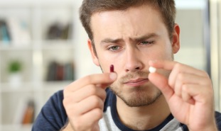Man confused about pill and capsule