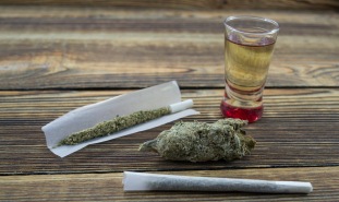 Alcohol and marijuana