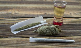 Alcohol and marijuana